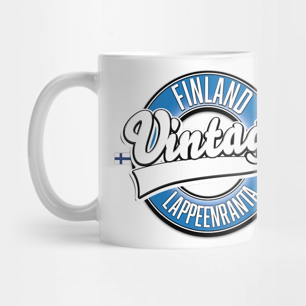 Lappeenranta Finland vintage style logo by nickemporium1